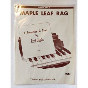 Scott Joplin Maple Leaf Rag Piano Solo – Robbins Big 3 Vintage Edition